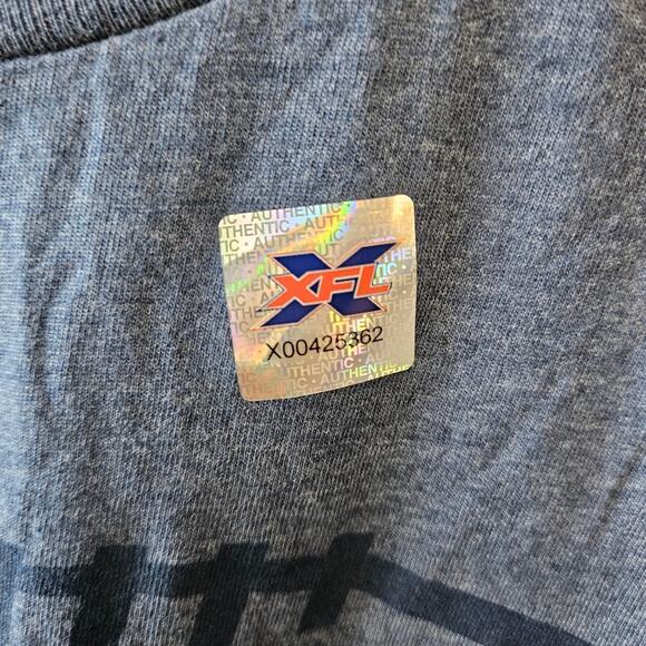 XFL Seattle Dragons GIII Sports Short Sleeve Blue Football Size 3XL - Picture 5 of 7